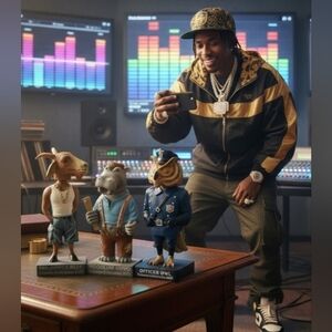 (Lot Of 3) Bail Jumper Billy" (2012) "Hoodlum Hippo" (2009) "Officer Owl" (2008)